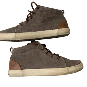 Sperry Top-Sider Kid’s Tuck Mid Brown Sneaker Boots Big Boy’s Size 5M